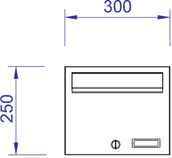 RH300-2 High Security Anti Theft Mailbox