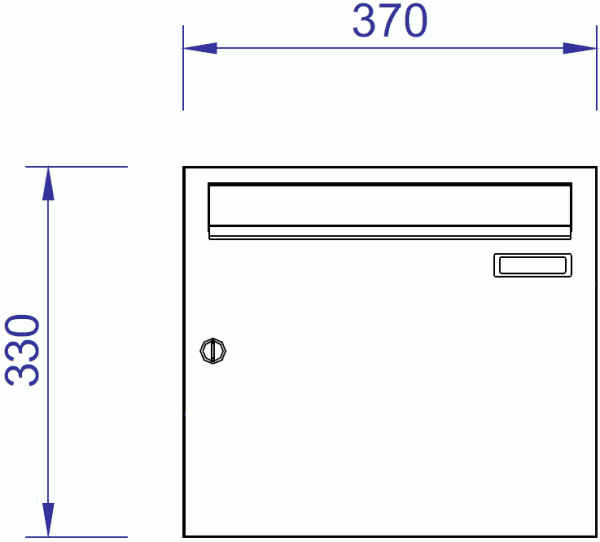 V370 Vertical Mailbox